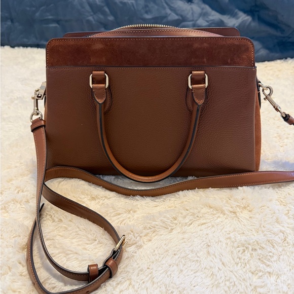 Coach Tan Leather Satchel - Picture 2 of 4